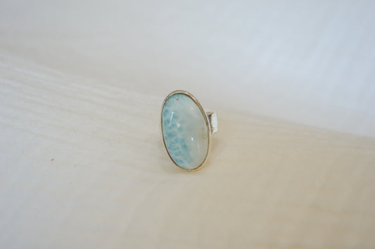 Thick Band Larimar Size 6