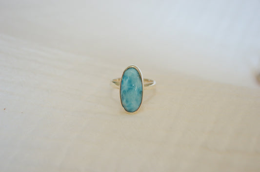 Oval Larimar Size 6
