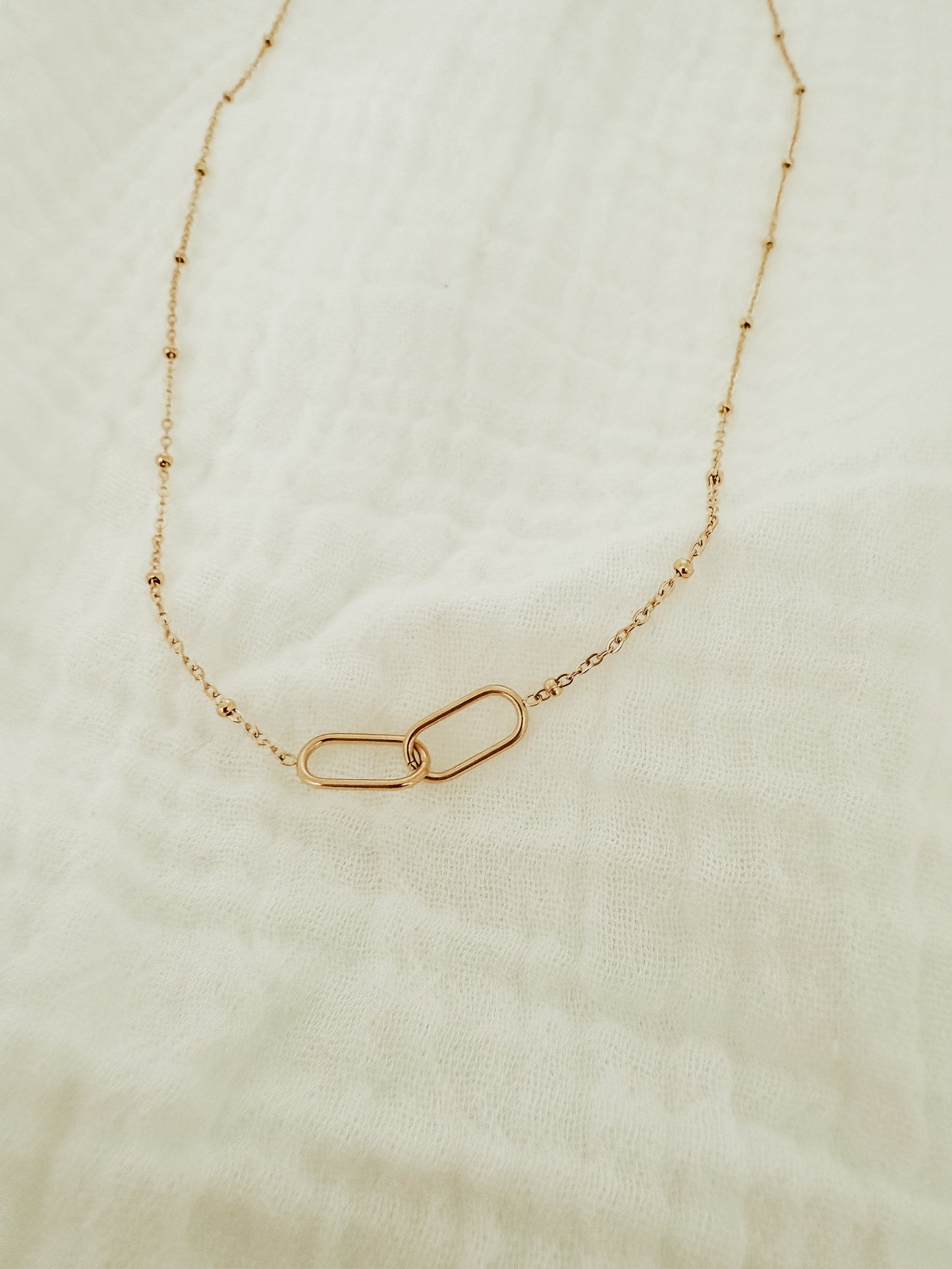 Linked Satellite Necklace