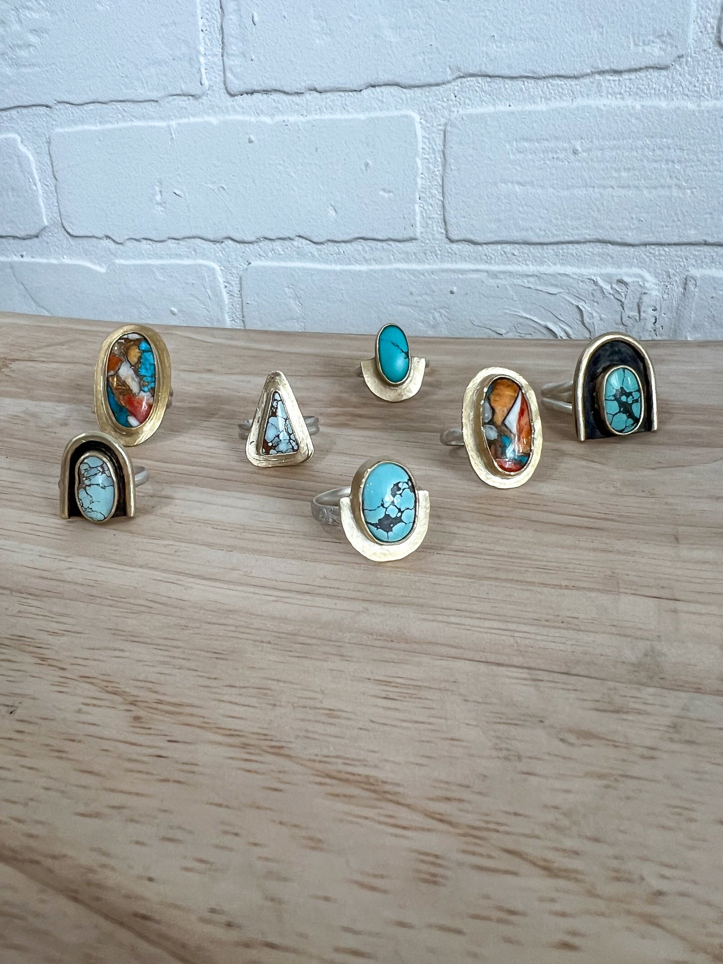 Triangle Gobi Turquoise Size 6