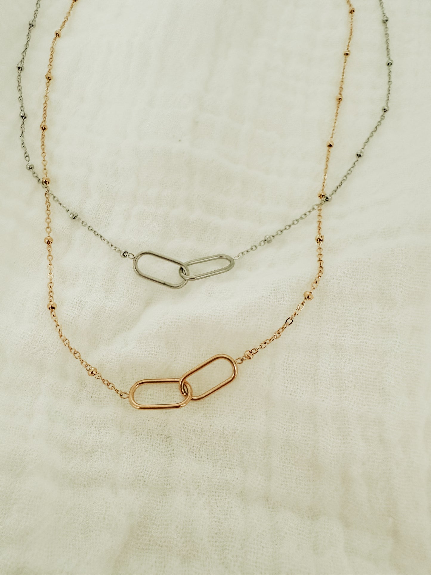 Linked Satellite Necklace