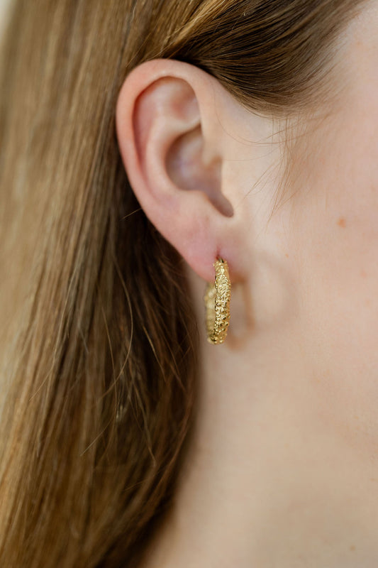 Golden Hour Floral Hoops