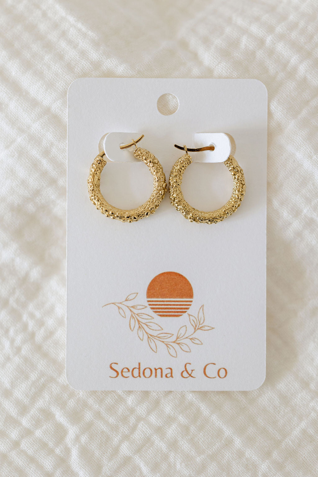 Golden Hour Floral Hoops
