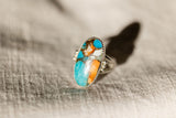Oyster Copper Turquoise Size 9
