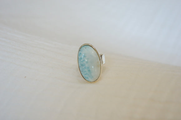 Thick Band Larimar Size 6