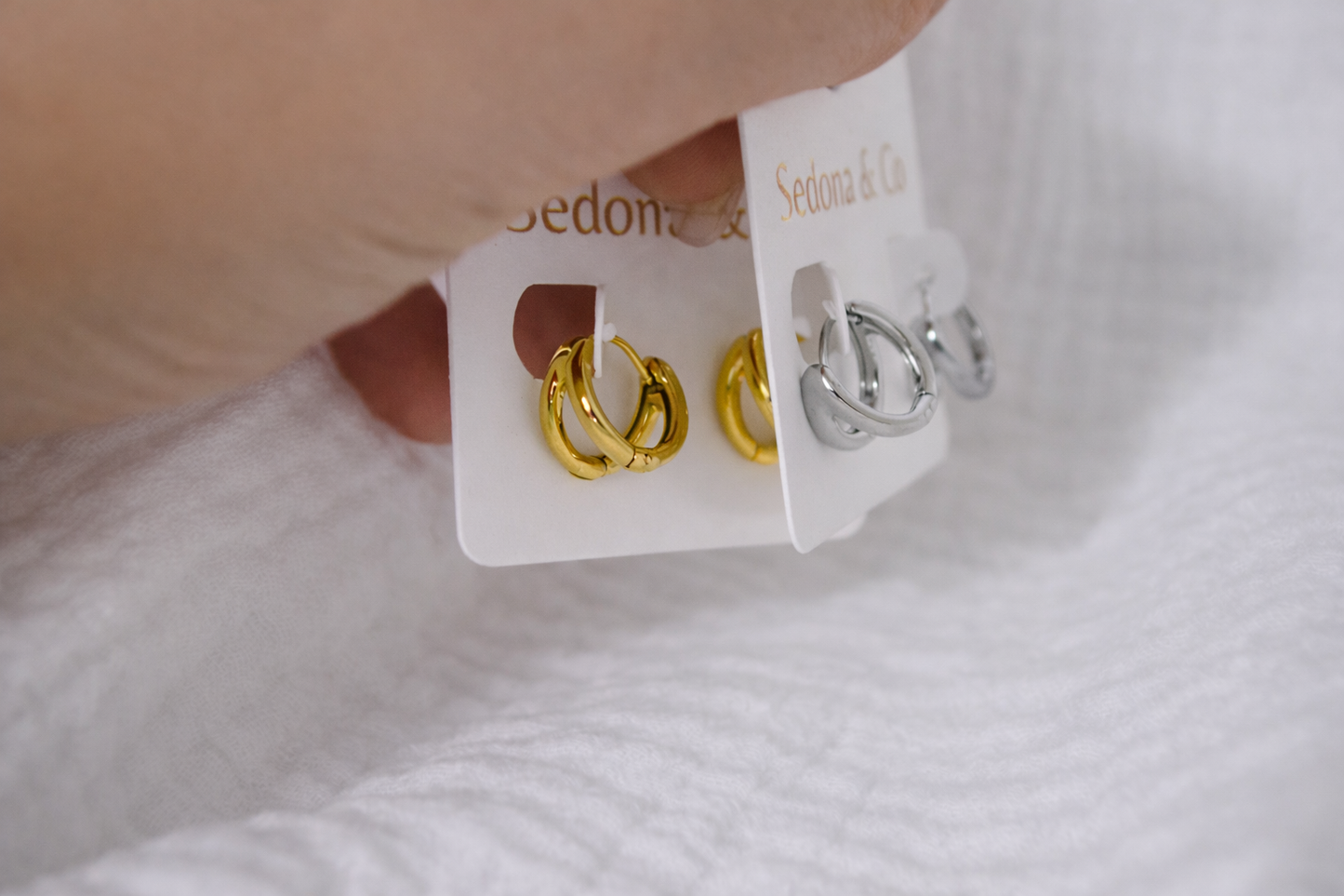 Split Hoop Huggies