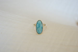 Oval Larimar Size 6