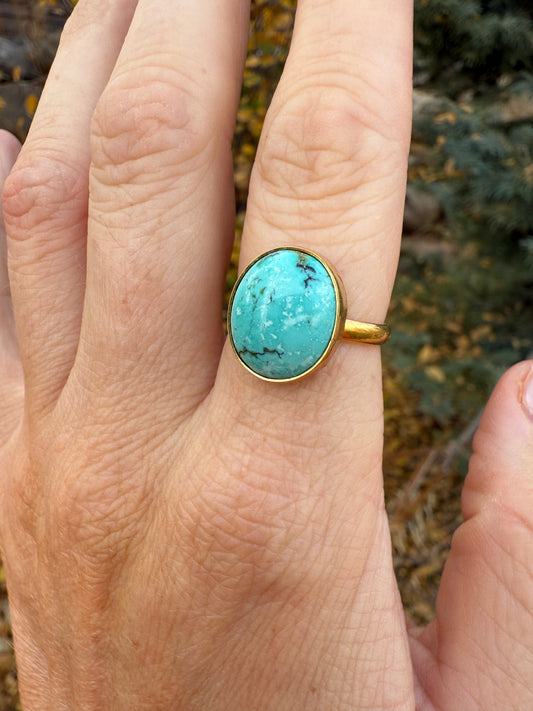 Tibetan Turquoise Size 8