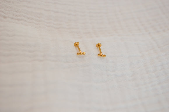 Dotted Line Flatback Studs