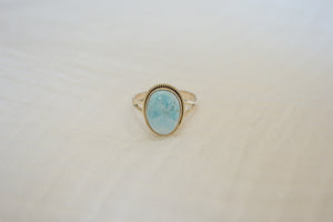 Split Band Larimar Size 9