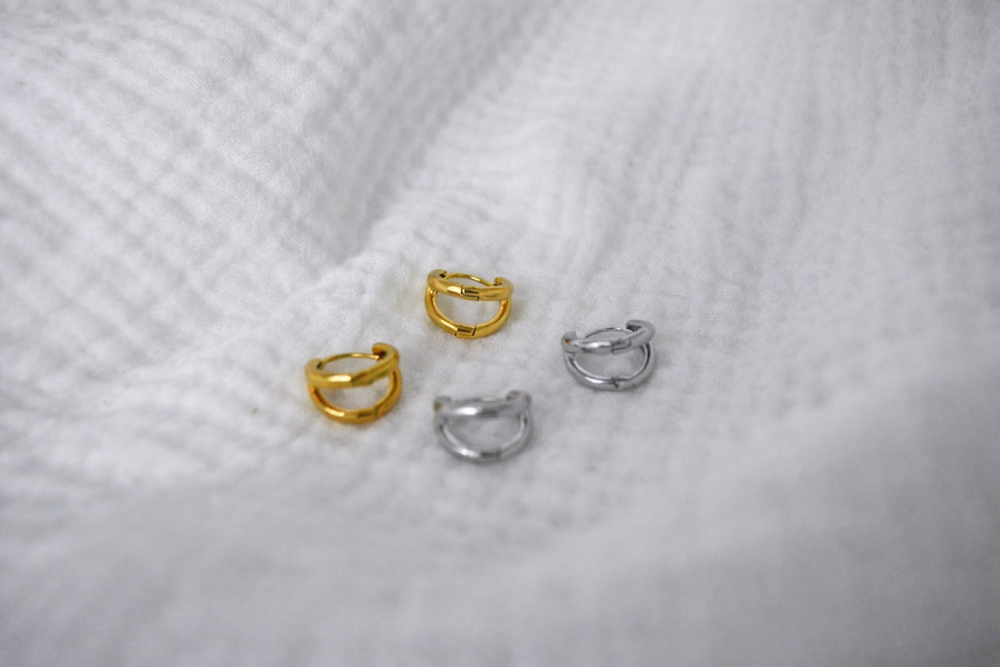Split Hoop Huggies
