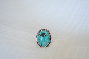 Twisted Detail Turquoise Size 7