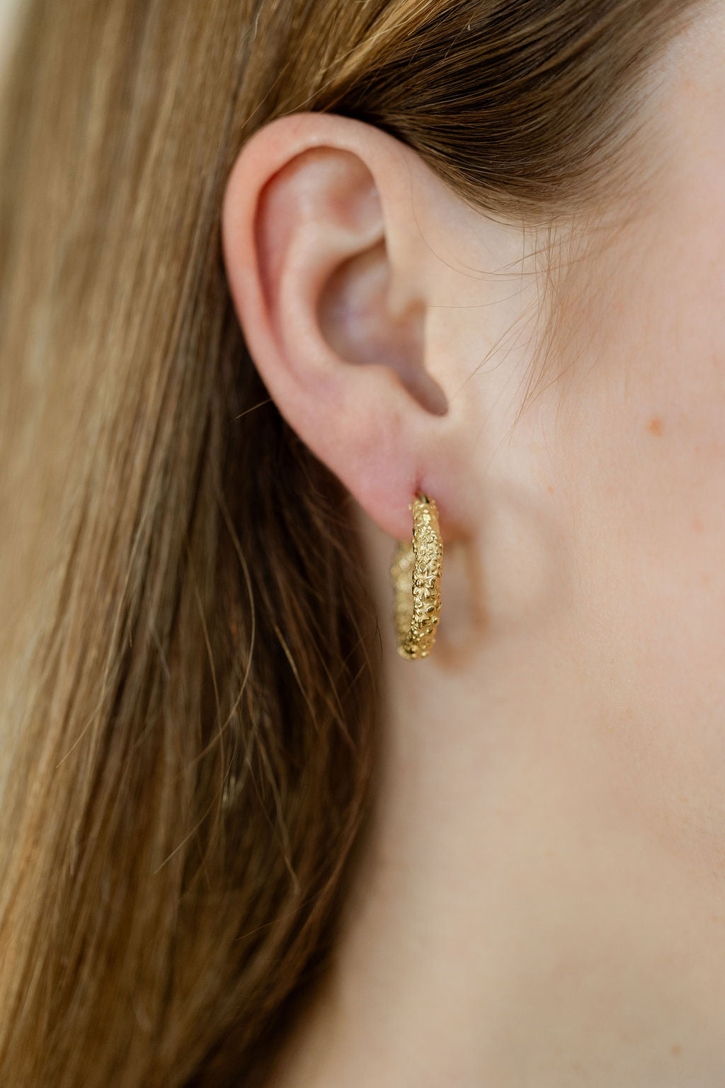 Golden Hour Floral Hoops