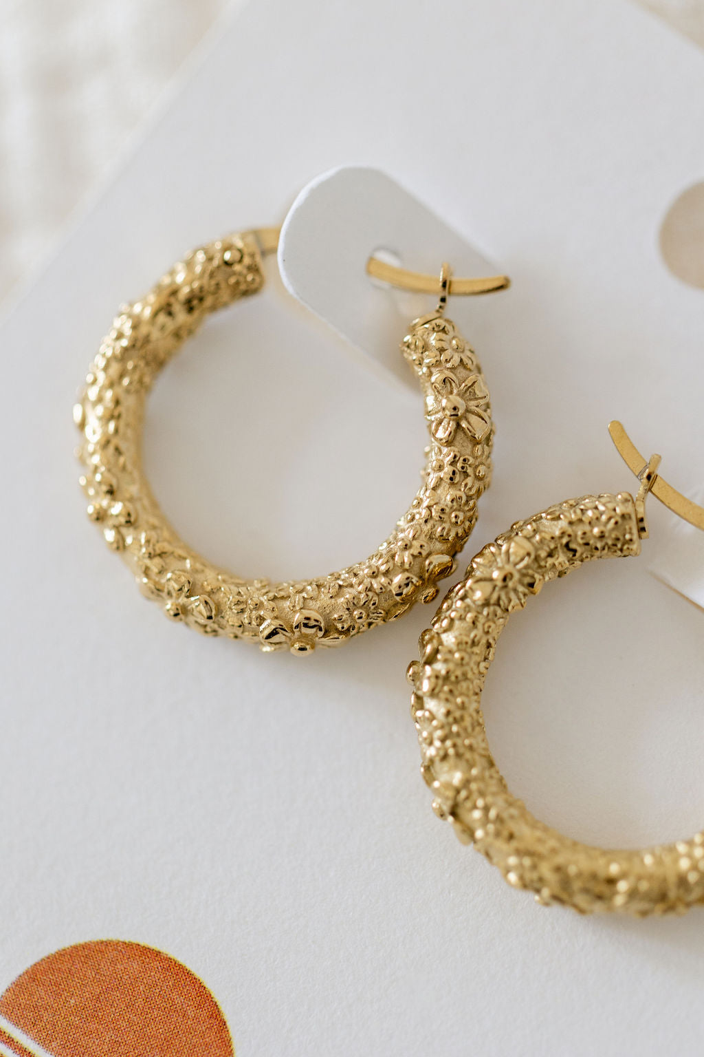 Golden Hour Floral Hoops