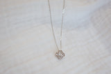 CZ Clover Necklace