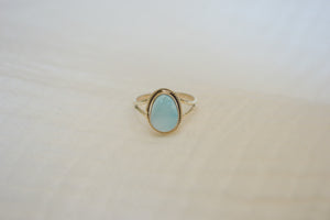 Split Band Larimar Size 7