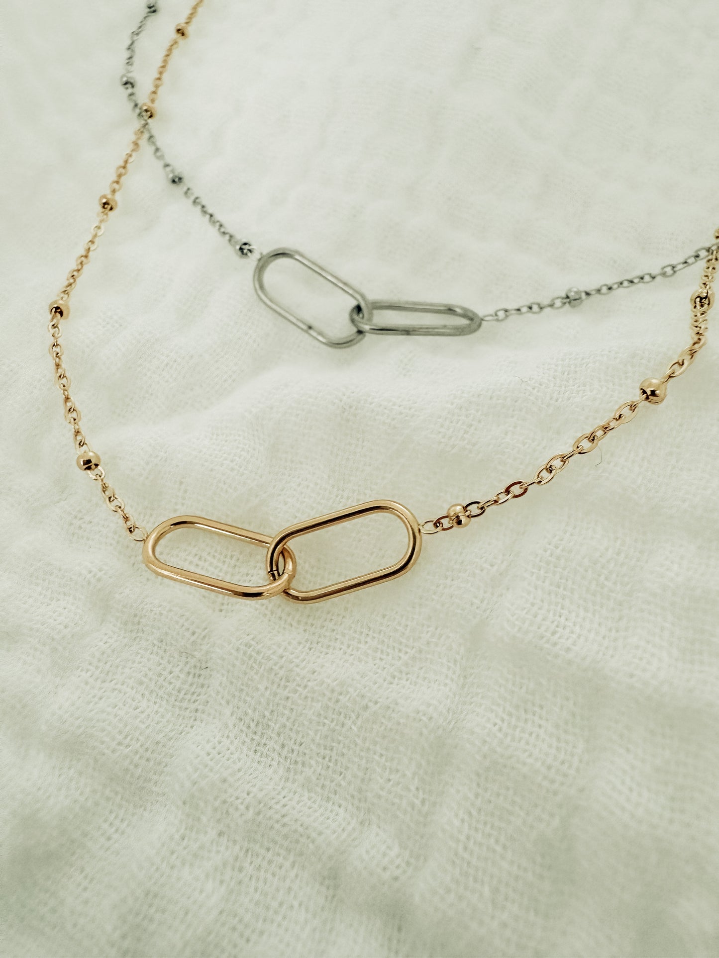 Linked Satellite Necklace