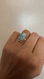 Rectangle Larimar Size 6